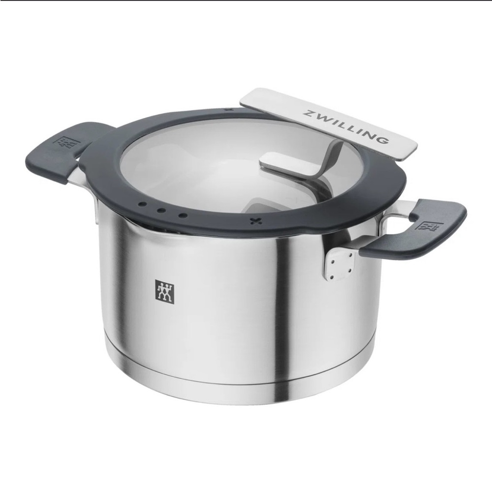 ZWILLING J.A. Henckels Stainless Steel Cookware with Black Handles